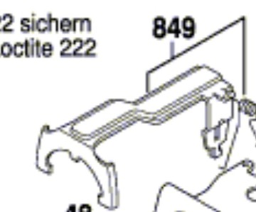 BOSCH GBH 10 DC- Widełki 1 617 000 991