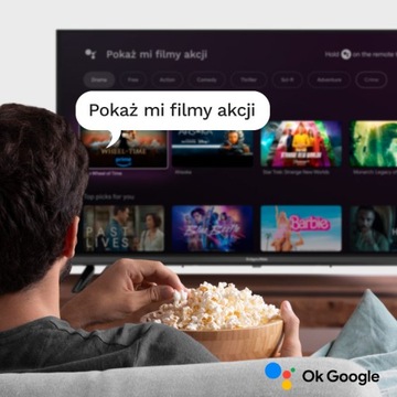 SMART Google TV Wi-Fi 32-дюймовый HD HDR Dolby Youtube Prime Netflix