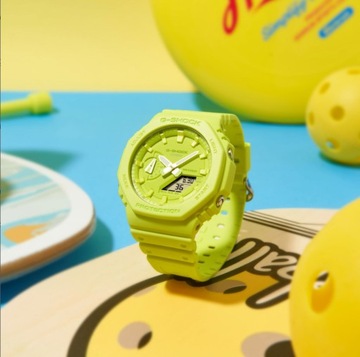 Kolorowy sportowy zegarek męski Casio G-SHOCK GA-2100 +Box + Grawer gratis