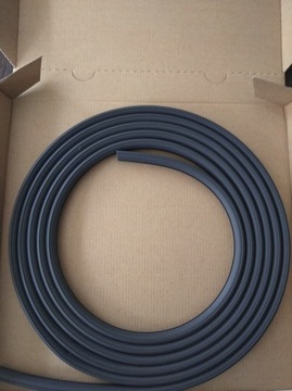 Uszczelka do skrzydła drzwi metalowych 1m GRAFIT