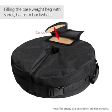 Круглая уличная сумка для навеса пляжной беседки