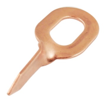 НАСОНКИ витые для сварочного аппарата SPOTTER, изогнутые, 100 шт, биты 1,5мм МЕДНЕННЫЕ