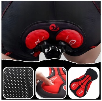 Шорты велосипедные шорты с 3D -гель вставьте мужские боксеры езды на велосипеде трусики