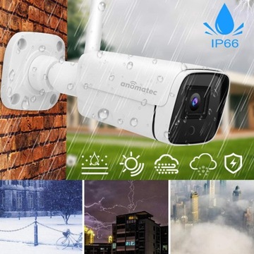 БЕСПРОВОДНАЯ WIFI НАРУЖНАЯ IP-КАМЕРА 5MPX ПРИЛОЖЕНИЕ TUYA ANOMATEC