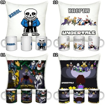 НАБОР UNDERTALE КРУЖКА + ПОДУШКА + ИМЯ
