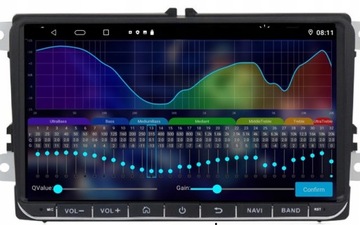 Автомобильная магнитола VW Android AUTO / CarPlay 2-DIN