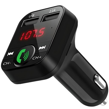 FM-ПЕРЕДАТЧИК BLUETOOTH ЗАРЯДНОЕ УСТРОЙСТВО ДЛЯ MP3 2xUSB SD LCD