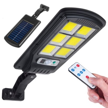 LAMPA SOLARNA ULICZNA LATARNIA CZUJNIK RUCHU LED