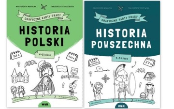 Historia powszechna+POLSKI Graficzne karty pracy dla klas 4-5