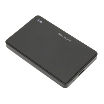 Корпус жесткого диска SSD 2,5 дюйма, черный USB3.0 SSD-накопитель SATA 2,5 дюйма, механический последовательный порт