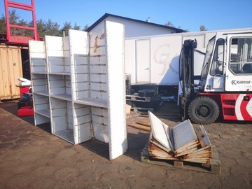 REGAŁ METALOWY Z PÓŁKAMI 2300mm x 3090mm