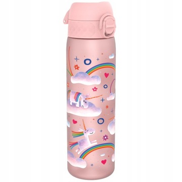 ION8 - bidon, butelka dla dzieci, 500 ml - UNICORN jednorożec różowy