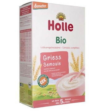 Holle Kaszka z Pszenicy Pełnoziarnista BIO dla Niemowląt po 5 miesiącu 250g
