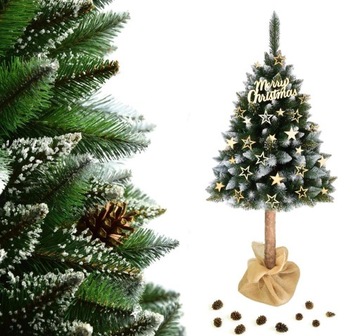 Choinka Sztuczna NA PNIU SOSNA DIAMENTOWA 220 cm PREMIUM