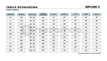 Pianka Rip Curl 2023 Ebomb 5/4 Hood ZF Bk M