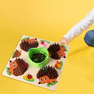 Детская игра-головоломка «Ежик Peg Board» ранняя