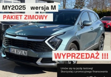 Kia Sportage V SUV 1.6 T-GDI 160KM 2025 Kia Sportage MY25 wersja M 160KM dostepny w KIA WOJTANOWICZ 1.6 Benzyna