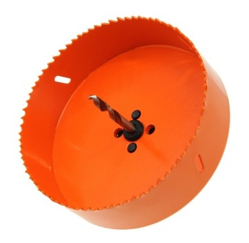 БИМЕТАЛЛИЧЕСКАЯ КОРОНОЧНАЯ ПИЛА 152 ММ + ДЕРЖАТЕЛЬ ДЛЯ БИМЕТАЛЛИЧЕСКИХ КОРОНОЧНЫХ ПИЛОВ 32-200 ММ