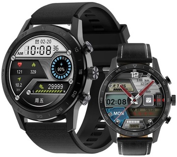 SMARTWATCH SHD, МОНИТОР КРОВИ КРОВИ, ЭКГ, ИЗМЕРИТЕЛЬ ЧСС, ГОВОР, 2 РЕМЕШКА, ПОЛЯРСКИЙ