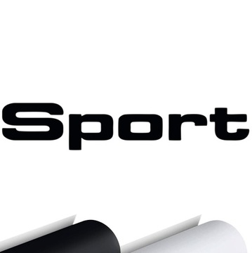 NAKLEJKA na samochód SPORT Sportowy 15x3