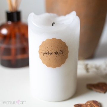 Крафт эко наклейки коричневые КРАСИВЫЕ МОМЕНТЫ 10 штук Скрапбукинг ручная работа