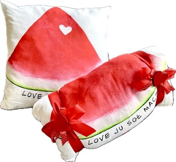 ROMANTYCZNY PREZENT na WALENTYNKI dla Chłopaka Dziewczyny Poduszka Kubek