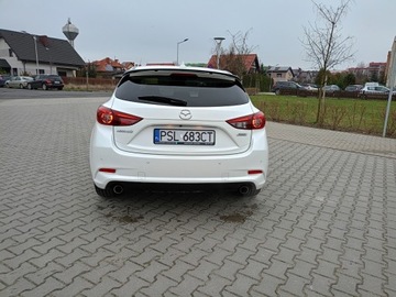 Mazda 3 III Hatchback Facelifting 2.0 SKYACTIV-G 120KM 2017 Mazda 3 Biała Perła Full LED Skóra Bose Kamera Navi, zdjęcie 6