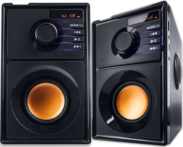 DREWNIANE RADIO PRZENOŚNE GŁOŚNIK BEZPRZEWODOWY BLUETOOTH BT KOLUMNA SD MP3