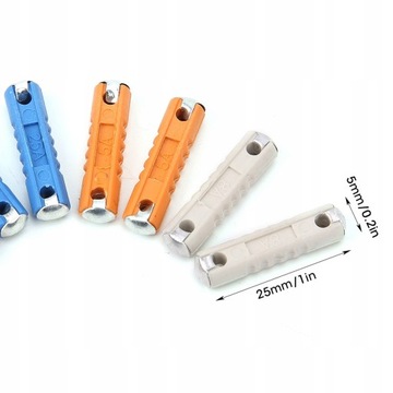 НАБОР ПРЕДОХРАНИТЕЛЕЙ, 50 ШТ. ПРЕДОХРАНИТЕЛИ ТОРПЕДО 5A 8A 16A 25A АВТОМОБИЛЬНЫЕ ПРЕДОХРАНИТЕЛИ