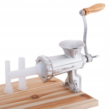 РУЧНАЯ МЯСОРУБКА STRONG ЧУГУННАЯ НАБОРКА KAMILLE NO 8.