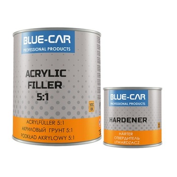 BLUE-CAR PODKŁAD AKRYLOWY CZARNY 1L KPL.