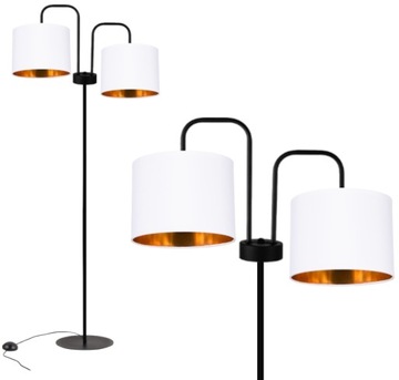 NOWOCZESNA LAMPA STOJĄCA PODŁOGOWA ABAŻUR
