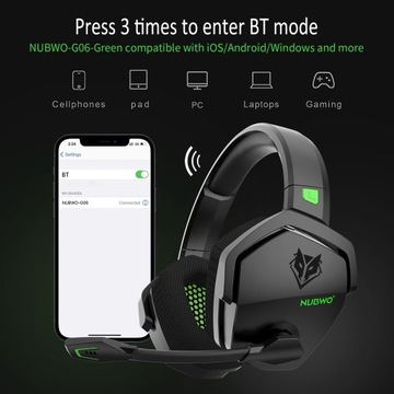 Беспроводная гарнитура NUBWO G06 для