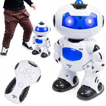 ROBOT INTERAKTYWNY RC ZDALNIE STEROWANY ŚWIATŁO DŹWIĘK CHODZI TAŃCZĄCY