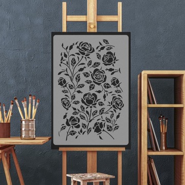 ШАБЛОН КАРТИНЫ, повторяемый / РОЗЫ, ЦВЕТЫ, РАСТЕНИЯ