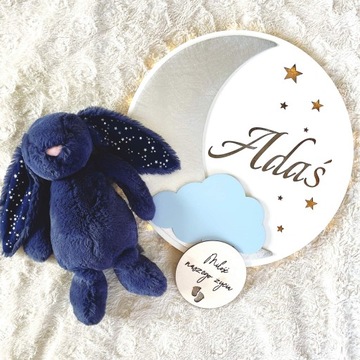 Светодиодный ночник 37 см ЛУНА ИМЯ