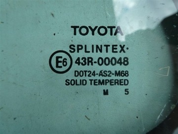 ОКНО КУЗОВА ЗАДНЕЕ ЛЕВОЕ TOYOTA YARIS II 3D