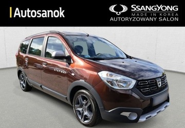 Dacia Lodgy Minivan Facelifting 1.6 SCe 102KM 2017 Dacia Lodgy Dacia Lodgy STP Salon Polska 1-Wl Serwis A.S.O LPG 7-Osob, zdjęcie 2
