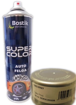 Lakier farba do felg stalowych AUTO FELGA srebrny