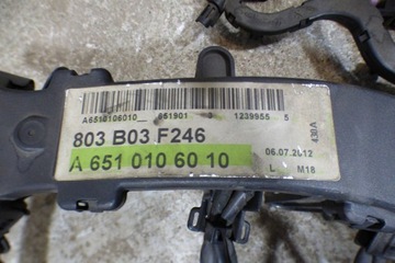 INSTALACE MOTORU A6510106010 A6511509633 MERCEDES TŘÍDA B II W246 180CDI