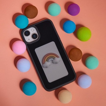 Чехол для iPhone 13/14, 4-цветный чехол с электронными чернилами, чехол для телефона своими руками со смарт-дисплеем