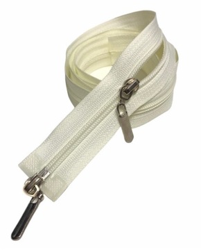 Zamek dwusuwakowy spirala ekri 110 cm