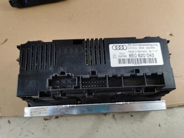 AUDI A4 B6 PANEL VENTILACE KLIMATIZACE 1 DIN 8E0820043