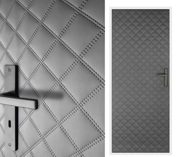 Белая ДВЕРНАЯ ОБИВКА Экологичная дверная обивка