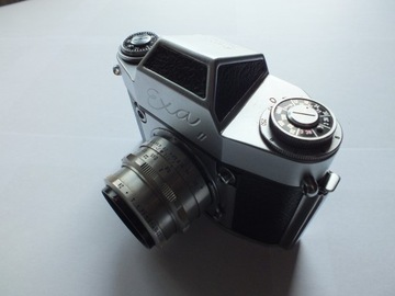 EXA II + Tessar 50 мм 1:2,8 Carl Zeiss Jena - рабочий