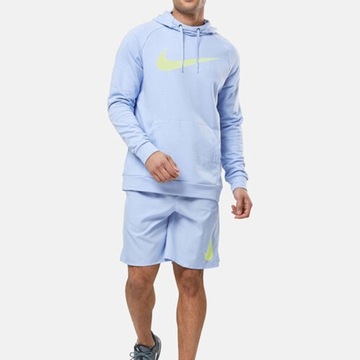 Мужская классическая толстовка Nike синяя Dri-Fit Hoodie CZ2425-479 M