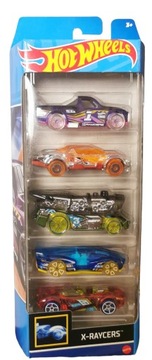 HOT WHEELS 5pak Autka Zestaw HTV41 X-RAYCERS
