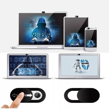 Чехол для камеры телефона-компьютера - черный - 1 шт.