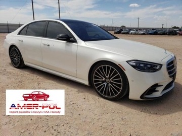 Mercedes Klasa S W223/V223 2023 Mercedes-Benz Klasa S 2023 r., 4,0L s 580 4 MATIC 4.0 Benzyna 496KM