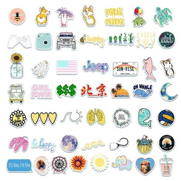 Наклейки - самый большой набор 300 шт. VSCO GIRL.